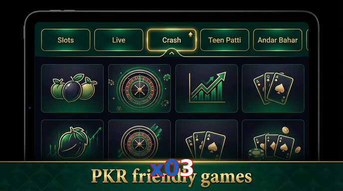 Game list for X03 games section