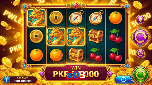 Main screen of X03 pg page for PK players